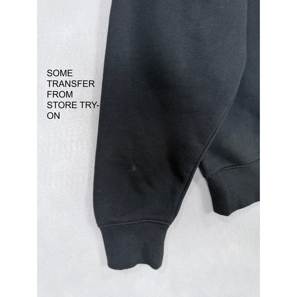 Fear of God Essentials Sweatshirt Mens Size S Black Logo Crewneck Fleece New - Picture 10 of 13